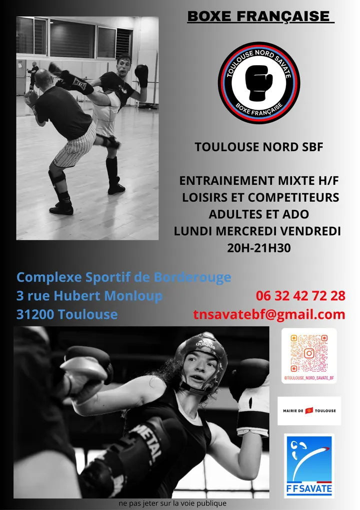Toulouse Nord Savate Boxe Française — Boxe à Borderouge, Toulouse