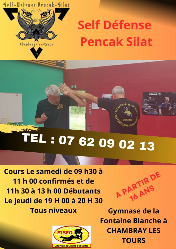 SDPS 37 Self-Defense, Penchak Silat — arts martiaux-studio à La Vollière, Chambray-lès-Tours — 3