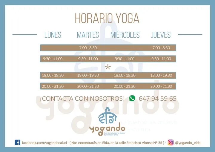 Yogando — yoga-studio en Elda — 2