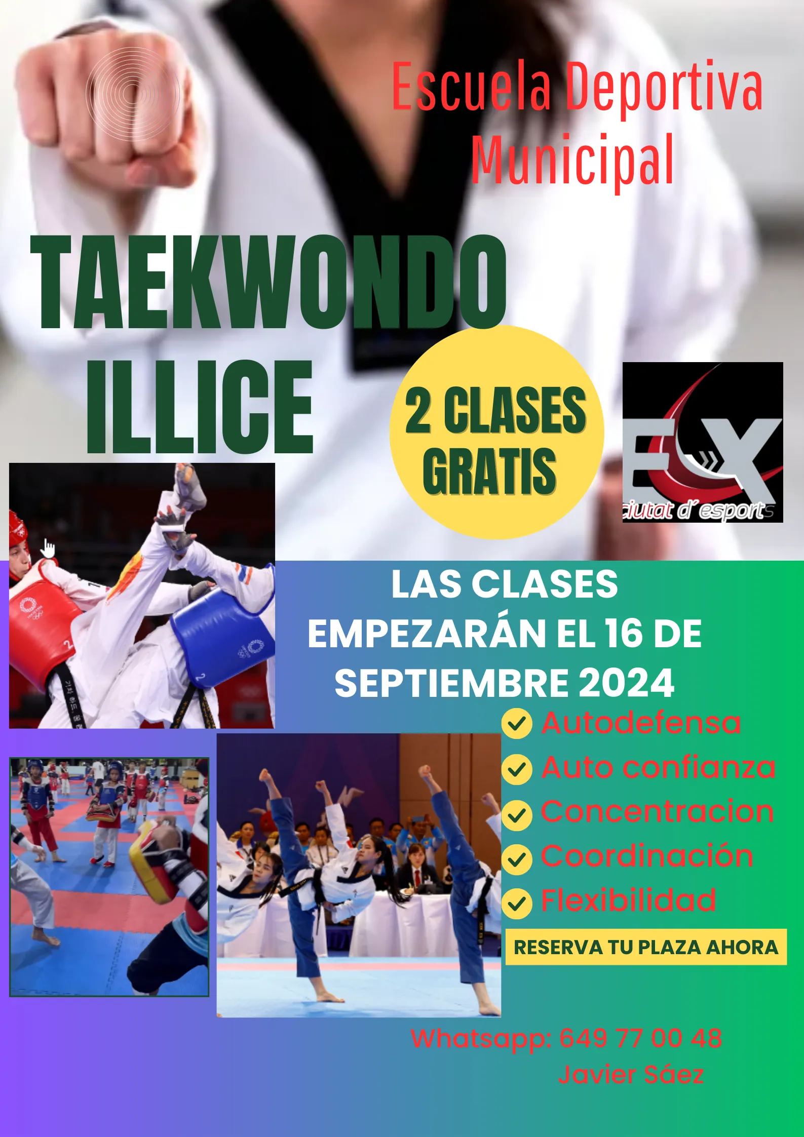 Taekwondo Elche Club Taekwondo Illice — artes marciales-studio en Altabix, Elche — 3