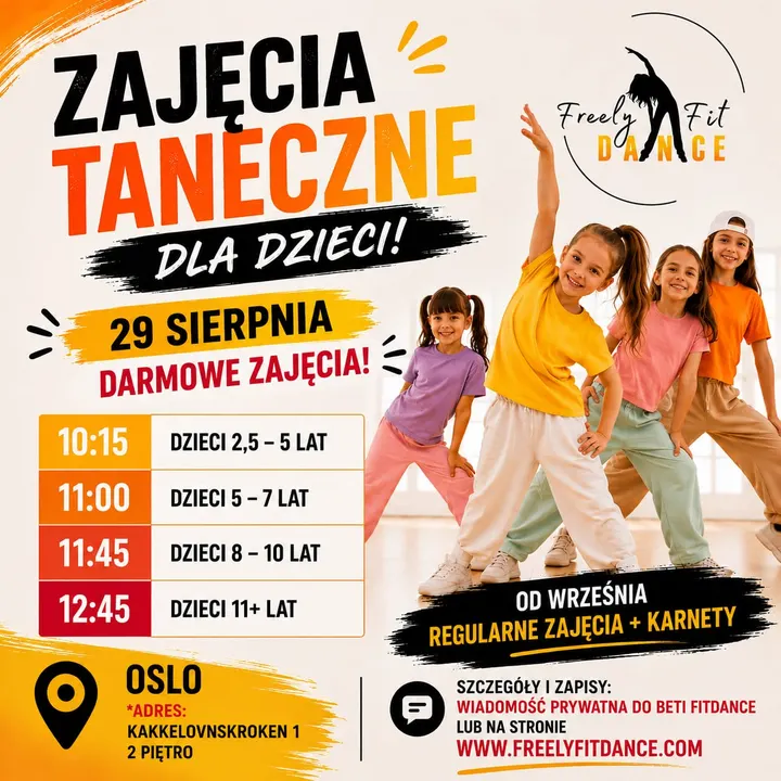 Freely Fit Dance — dans-studio i Oslo — 3