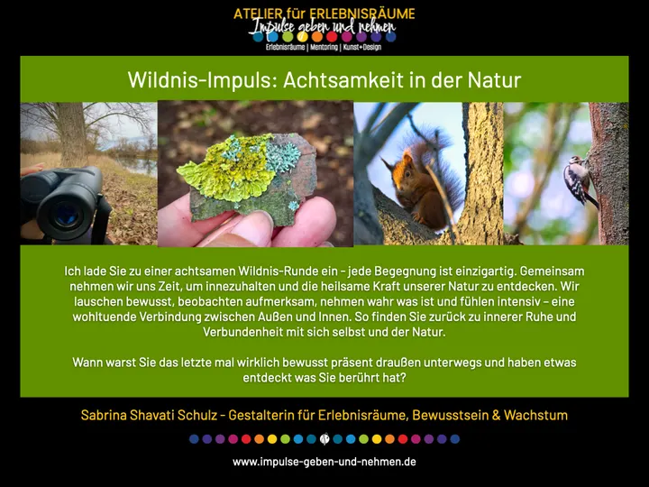 Impulse geben und nehmen | ATELIER für ERLEBNISRÄUME | ganzheitliche Entwicklung, Bewusstsein & Kunst — yoga-studio in Schkopau — 2