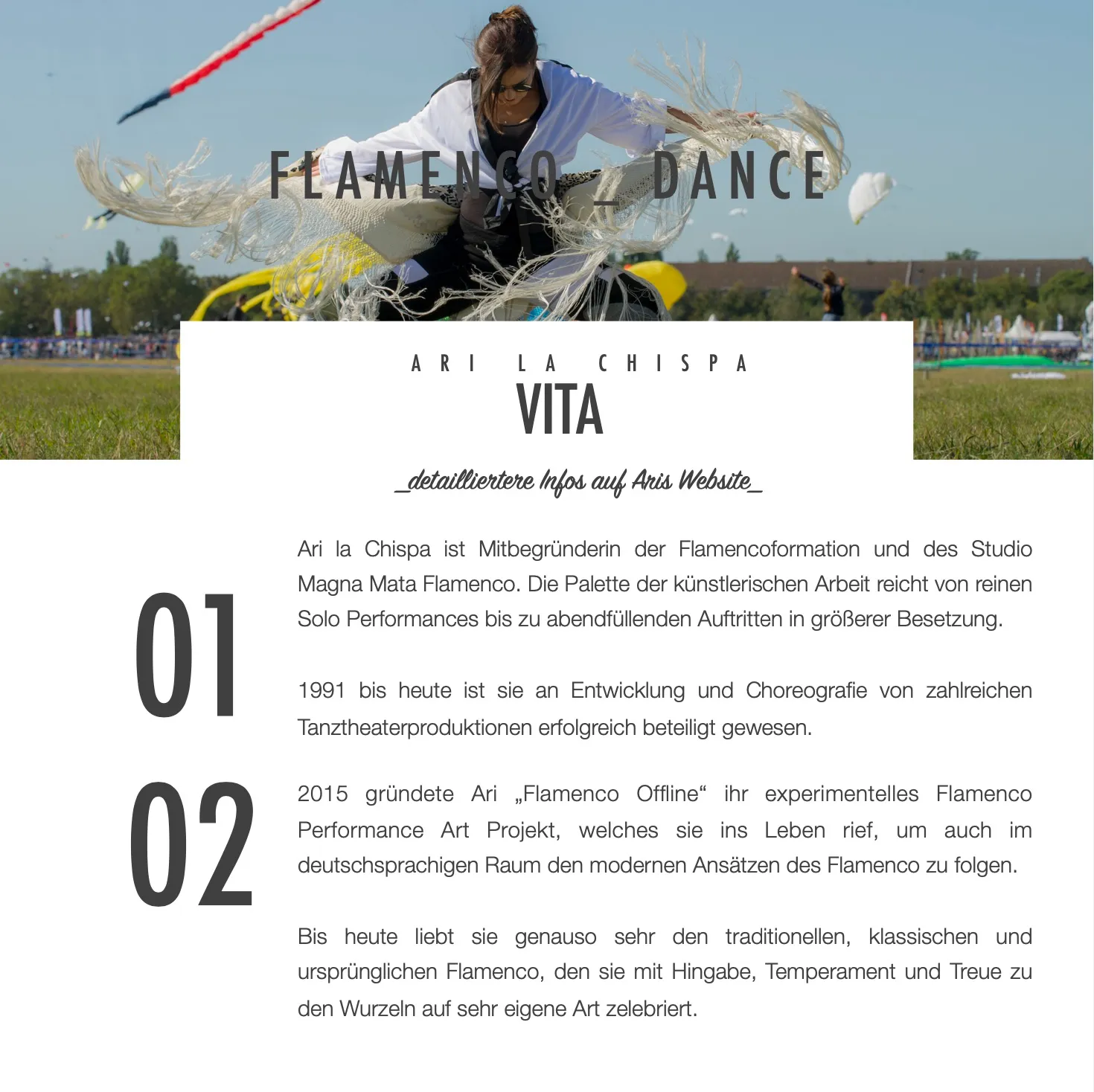 Flamenco│ARI* la chispa │A Compas Studio — dans-studio i Berlin — 2