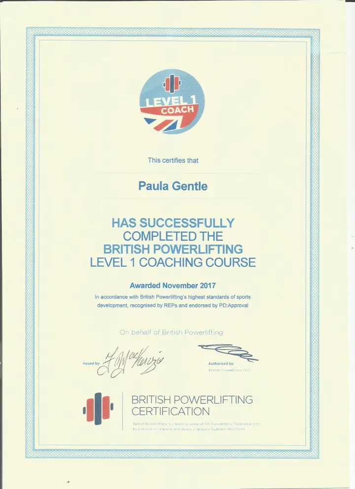 P-J Gentle PT — fitness studio in Northampton — 2