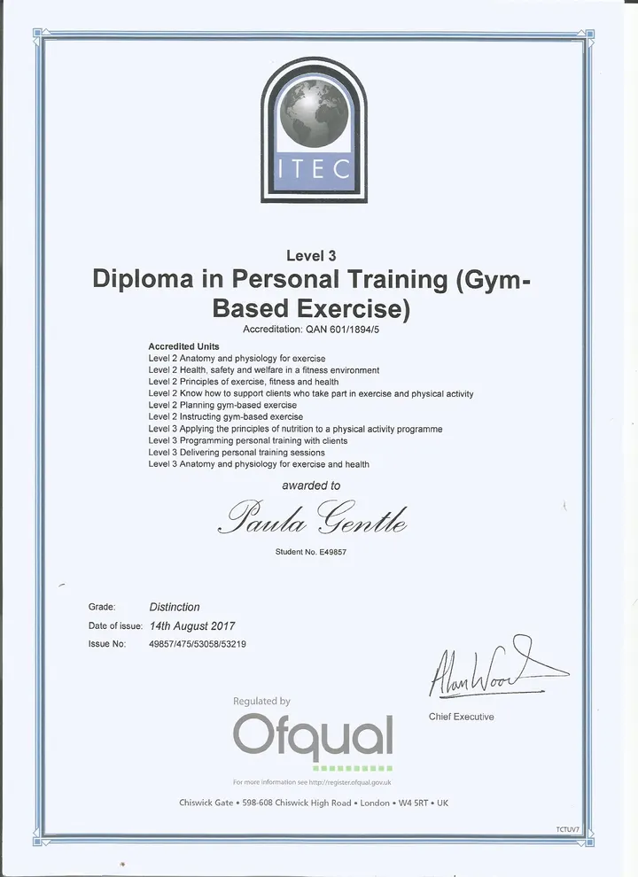 P-J Gentle PT — fitness studio in Northampton — 3