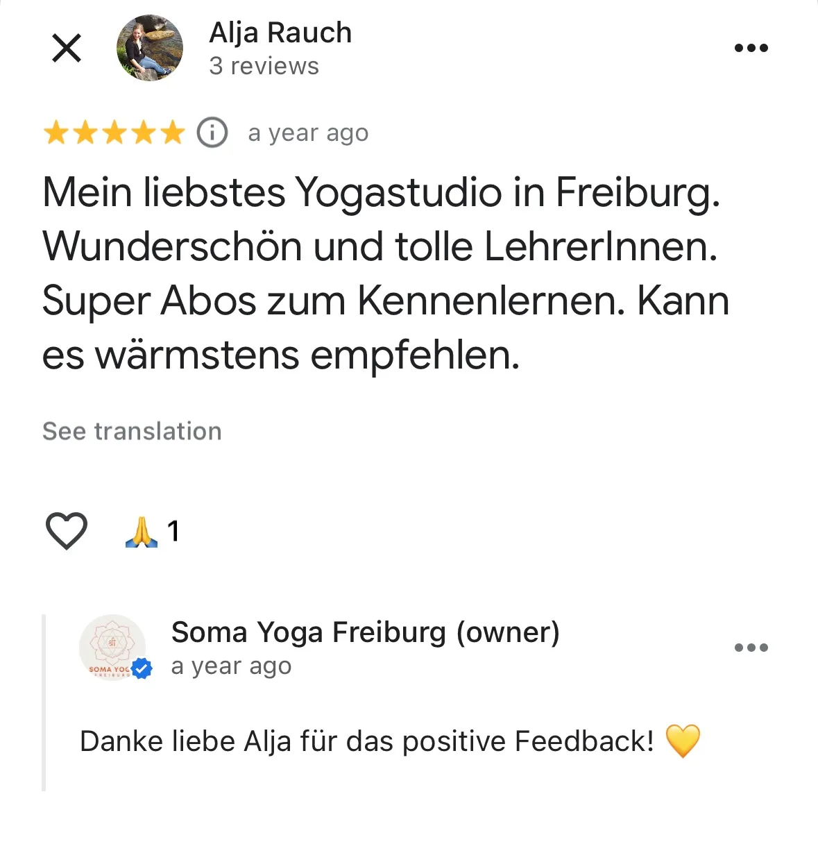 Soma Yoga Freiburg — yoga-studio i Freiburg im Breisgau — 3