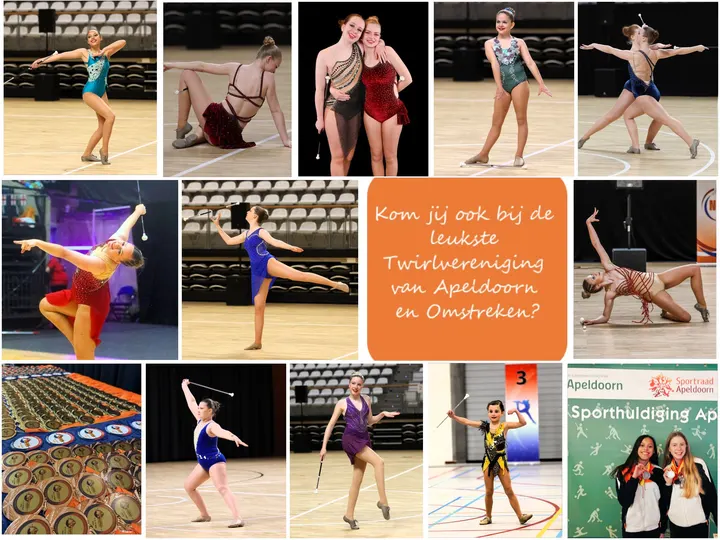Twirlvereniging papillon — dans-studio in Woudhuis, Apeldoorn — 2