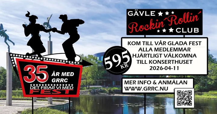 Gävle Rockin’ & Rollin’ Club — dans-studio i Brynäs, Gävle — 3