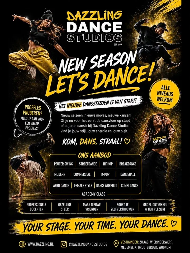 Dazzling Dance Studios Zwaag — Dans in Risdam, Zwaag