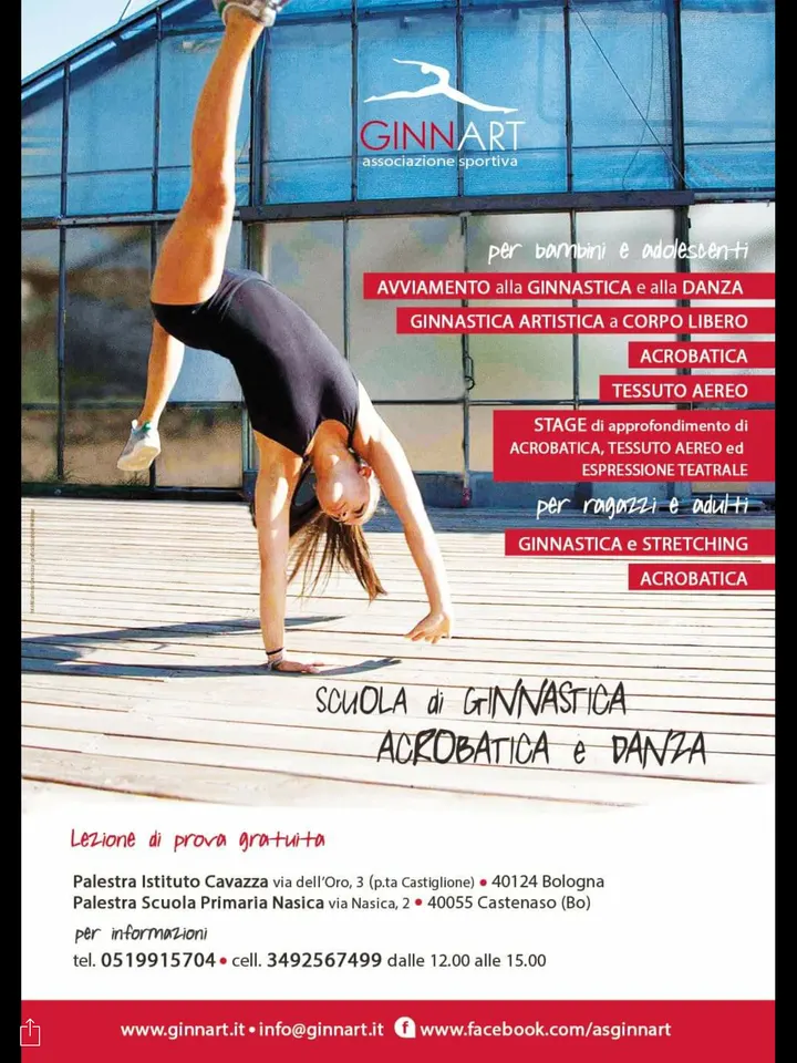 Ginnart Scuola di Ginnastica Artistica — ginnastica-studio a Galvani, Bologna — 3
