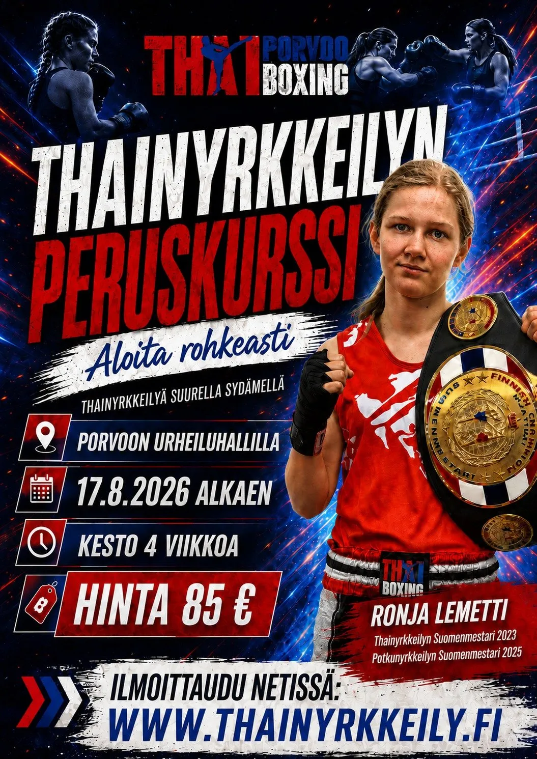 Porvoo Thaiboxing Club — kampsport-studio i Porvoo — bild 2