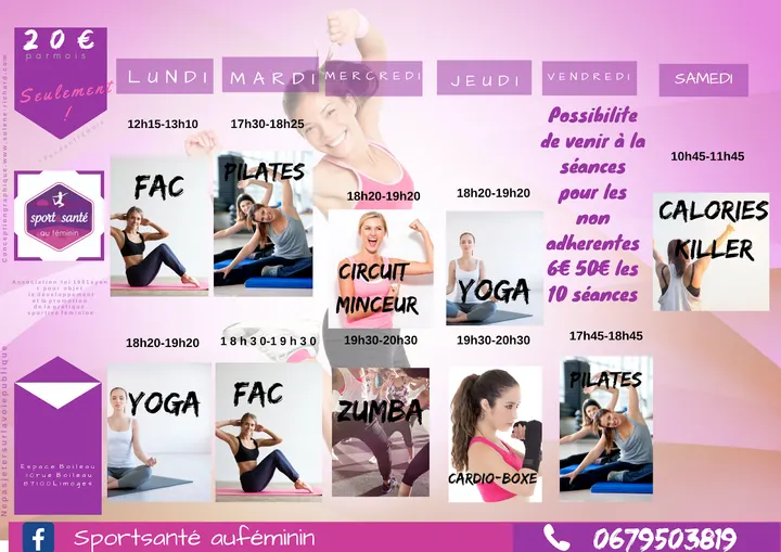Sport et santé au féminin — salle de fitness-studio à Limoges — 5