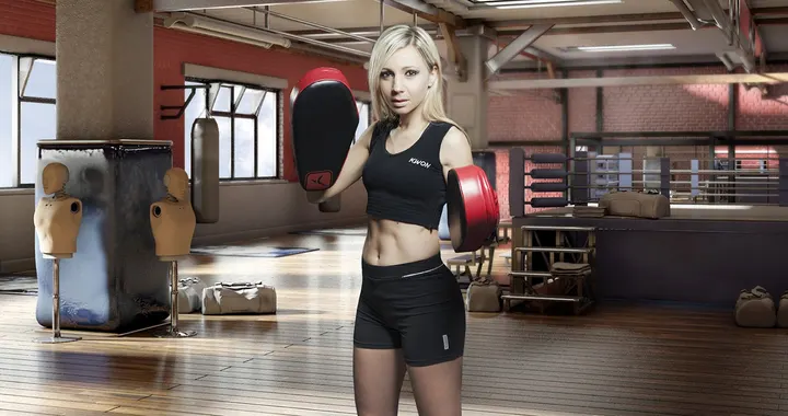 Melanie Bony — Kickboxing à Clos de Pouilly, Dijon