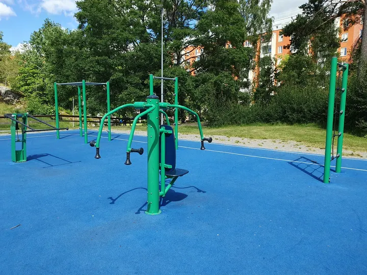 Tybo utomhusgym — fitness studio-studio i Bollmora, Tyresö