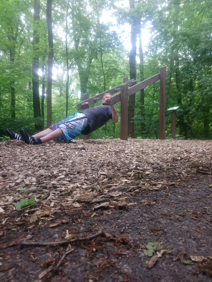 Rudern - Station 2, Fitness Parcours Volkspark Schwansbell — fitnessstudio in Osterfeld, Lünen — 2