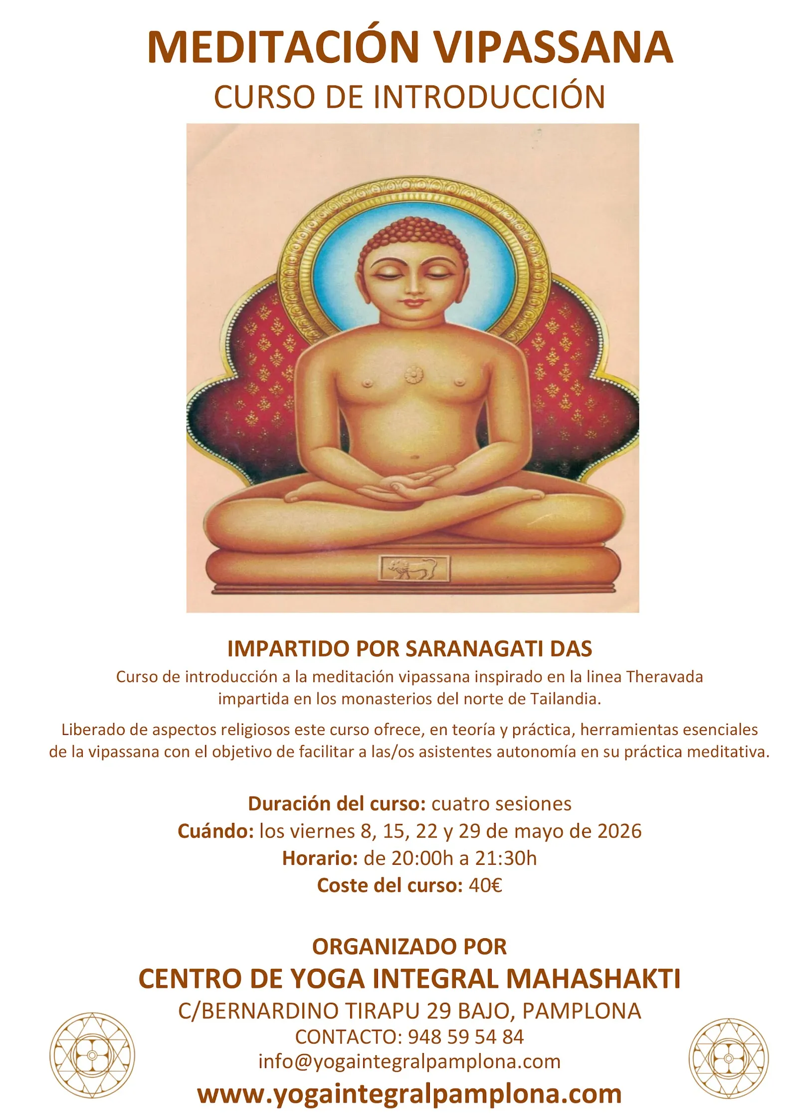 Centro de Yoga Integral Mahashakti Pamplona/Iruña — yoga-studio en Rochapea, Pamplona — 3