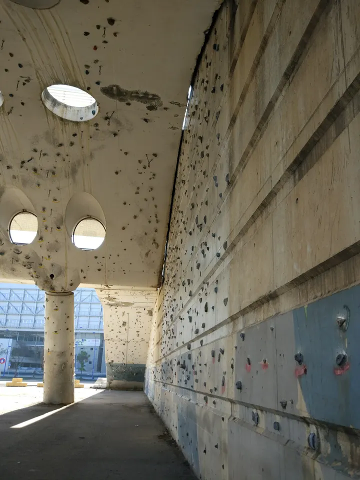 Puente Alamillo escalada — Escalada en Triana, Sevilla
