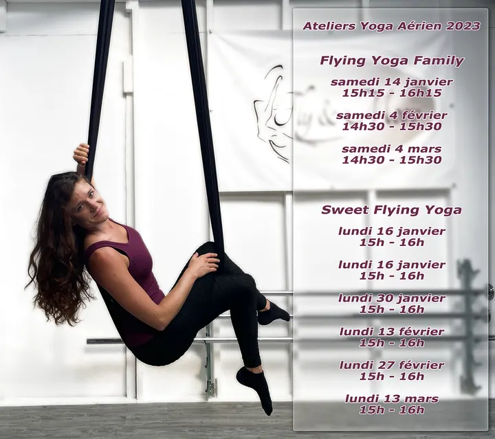Yoga aérien — arts aériens-studio à Sainte-Marie, Le Havre — 2