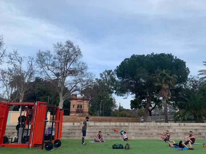 Cubofit Sevilla — entrenamiento funcional-studio en El Prado-Parque de María Luisa, Sevilla — 2