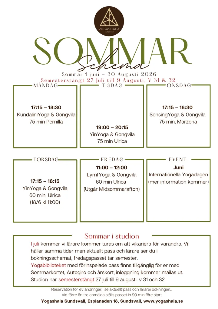 Yogashala Sundsvall — yoga-studio i Stenstan, Sundsvall — 3