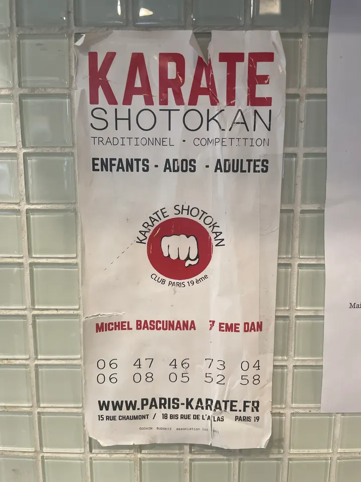 Karaté Shotokan ASCC — Arts martiaux à Paris 19e Arrondissement, Paris