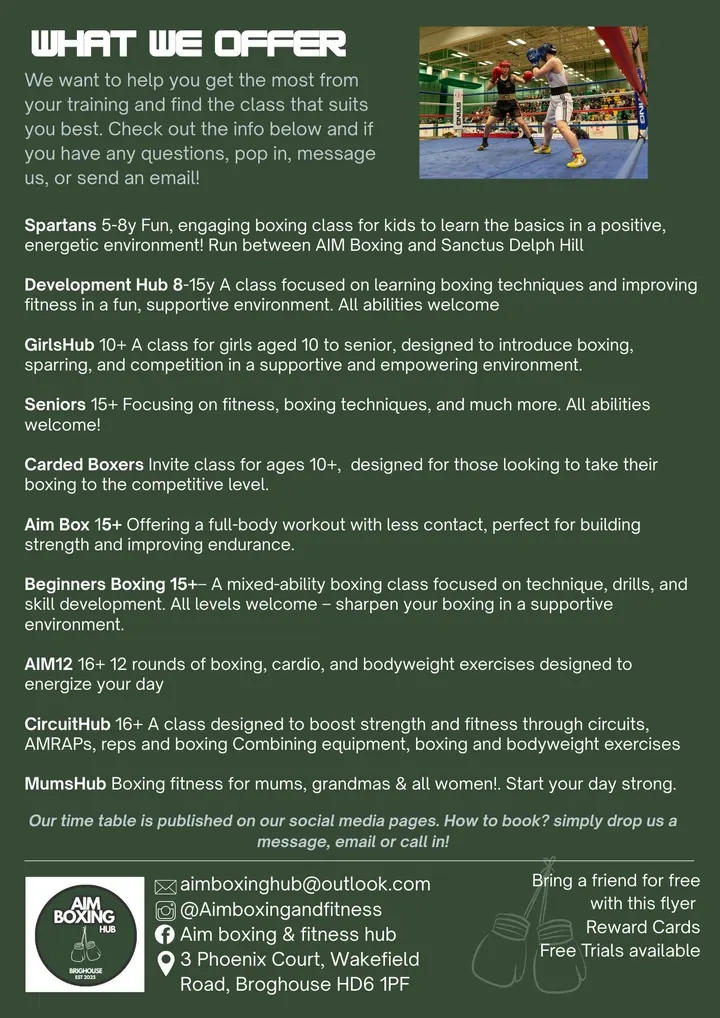 Aim Boxing & Fitness — boxing-studio in Thornhills, Brighouse — 3