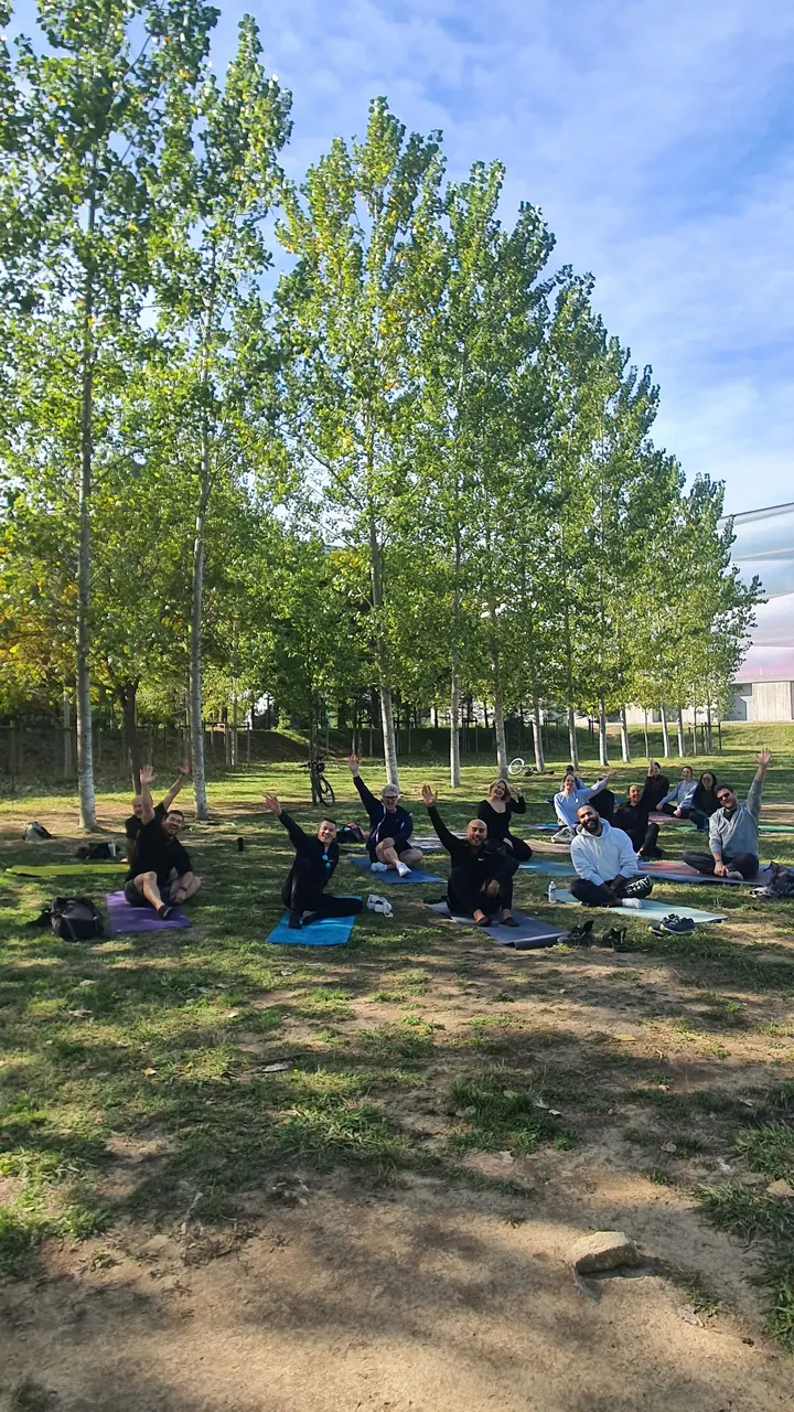 Blanche Inspire Parc Charpak Port Marianne — Yoga à Port Marianne, Montpellier