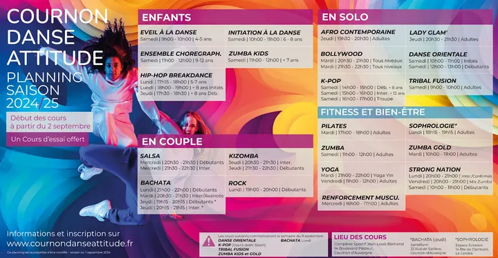Cournon Danse Attitude — Danse à Cournon-d'Auvergne