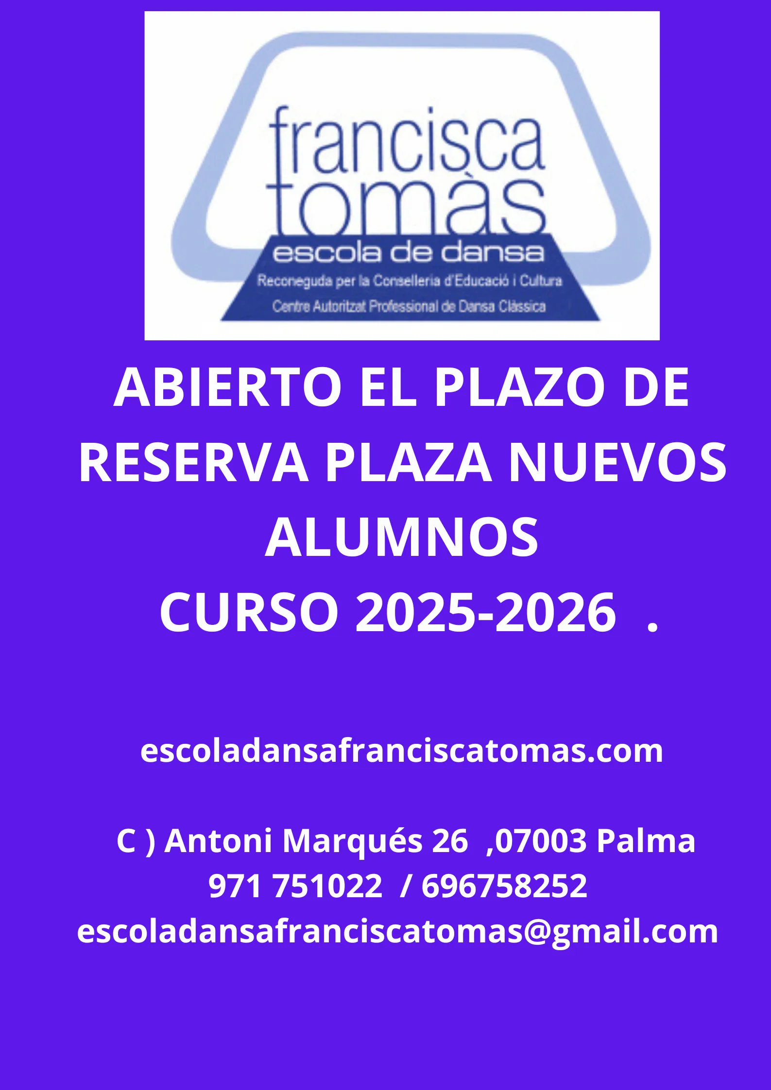 Escuela de Danza Francisca Tomás — baile-studio en Bons Aires, Palma — 3