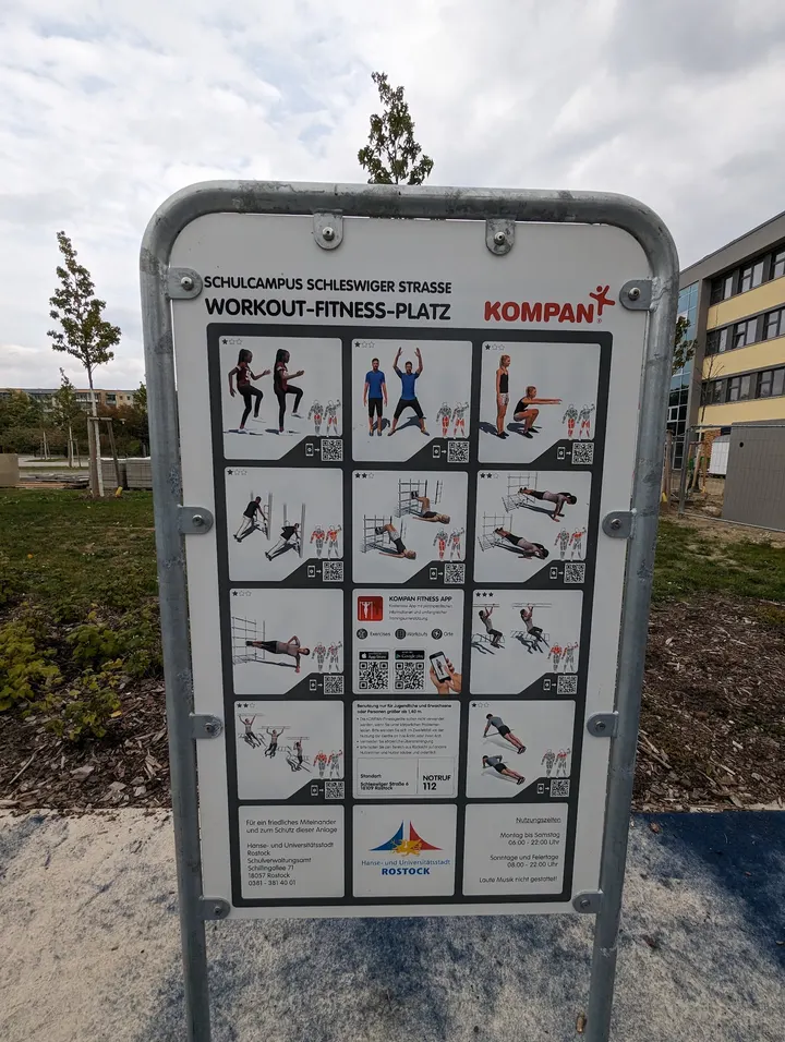Fitnessplatz Schulcampus — calisthenics-studio in Rostock — 3