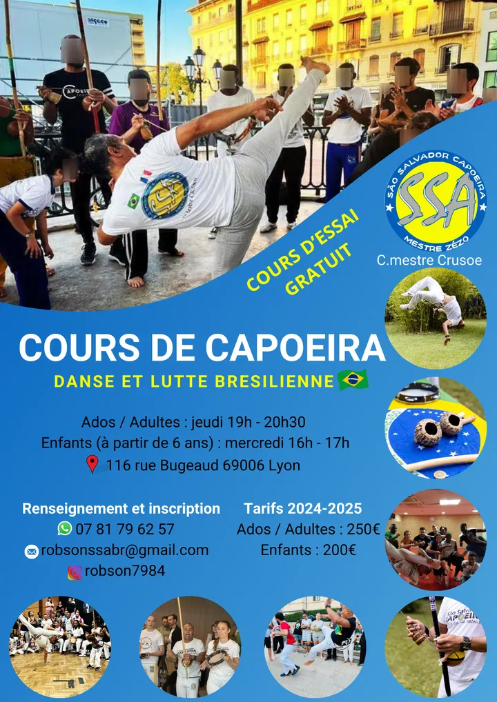 Sao Salvador Capoeira — Arts martiaux aux Brotteaux, Lyon