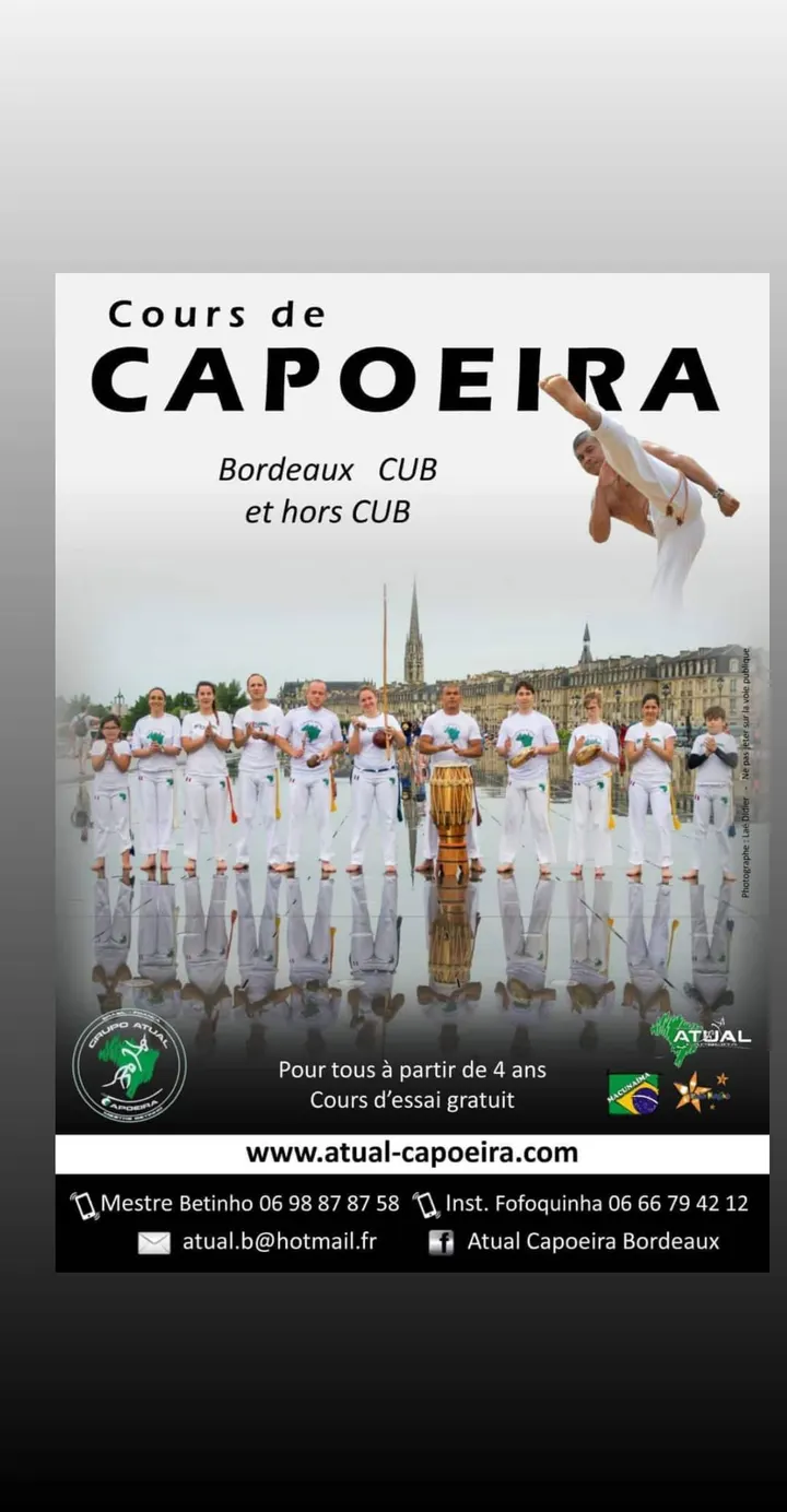ATUAL CAPOEIRA BORDEAUX — arts martiaux-studio aux Pins-Francs, Bordeaux — 3