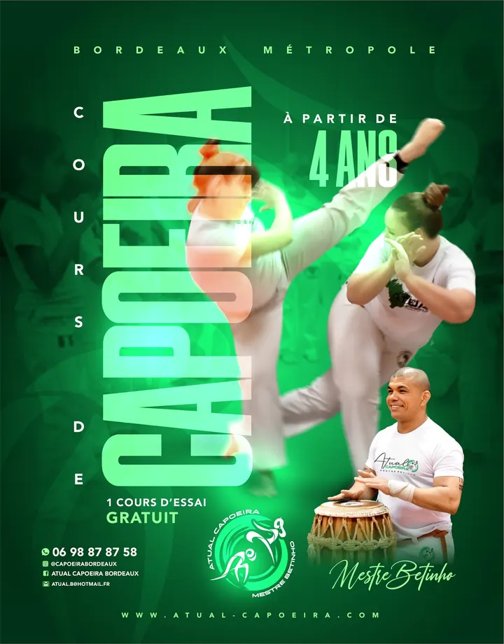ATUAL CAPOEIRA BORDEAUX — Arts martiaux aux Pins-Francs, Bordeaux