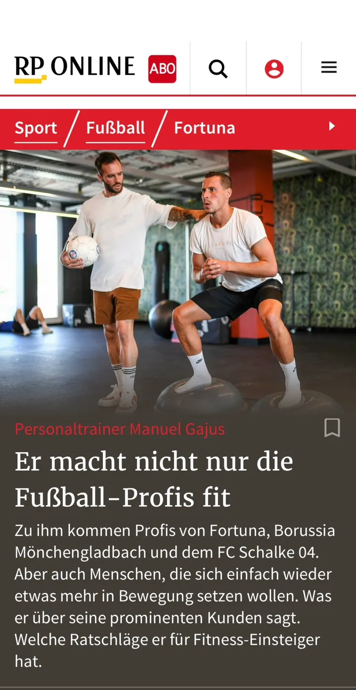 Manuel Gajus Personal Training — pt-studio in Düsseldorf — 5