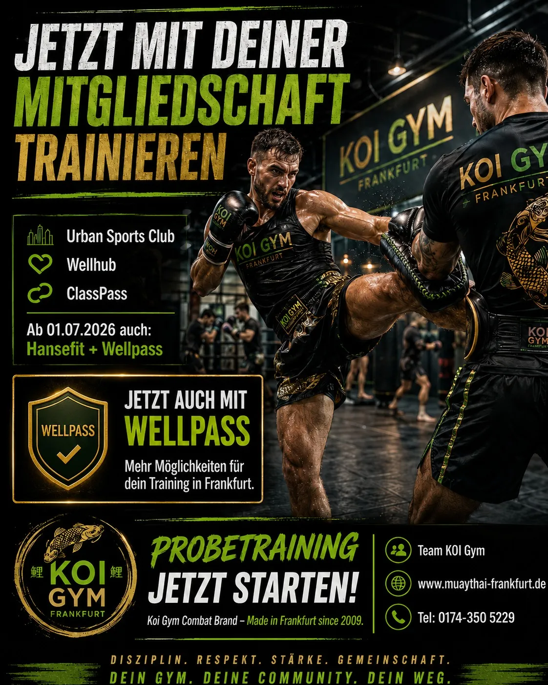 Koi Gym Muay Thai Training — kampsport-studio i Frankfurt am Main — 2