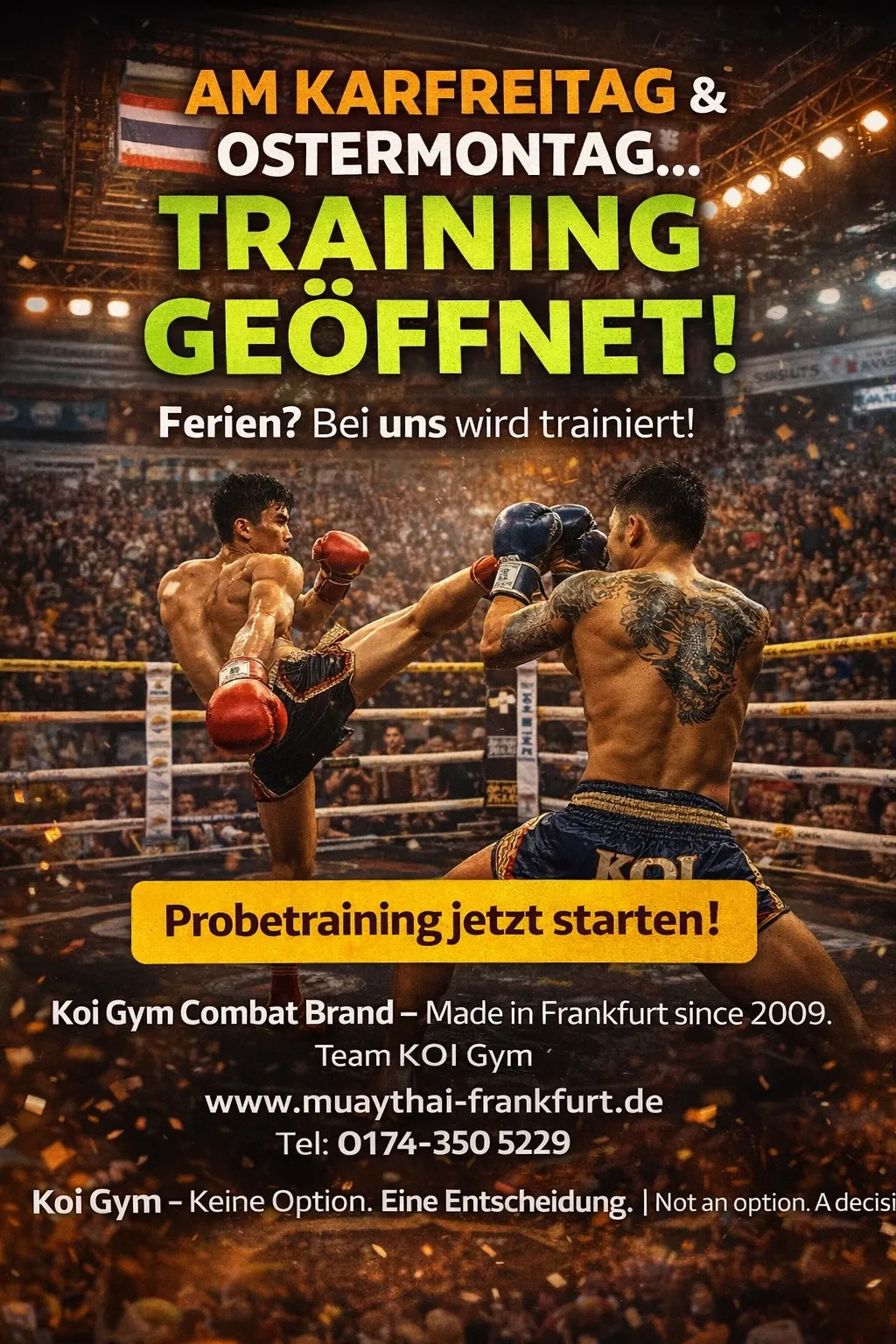 Koi Gym Muay Thai Training — kampsport-studio i Frankfurt am Main — 4