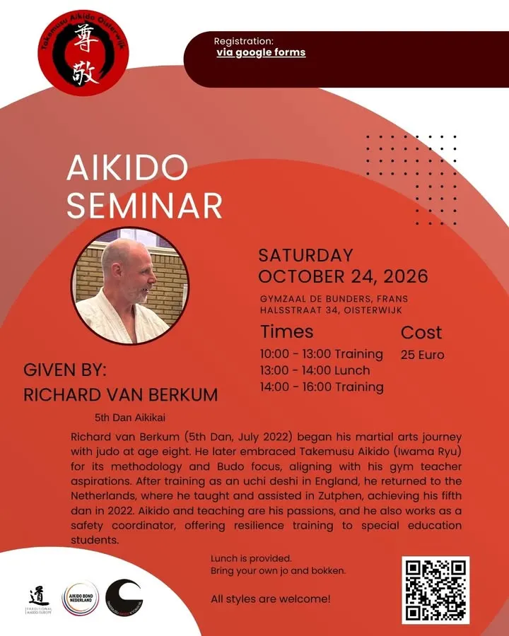 Takemusu aikido Oisterwijk — vechtsport-studio in Hondsberg, Oisterwijk — 2
