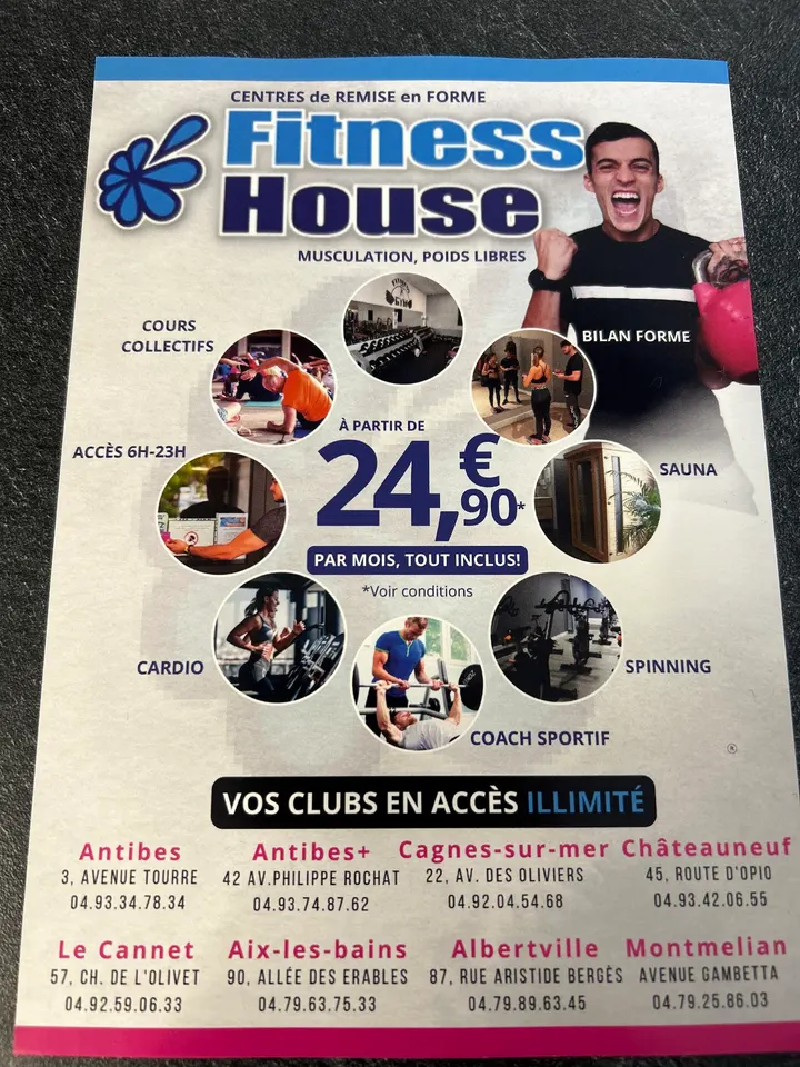 Fitness House Av. Philippe Rochat — salle de fitness-studio à Antibes, Nice — 2