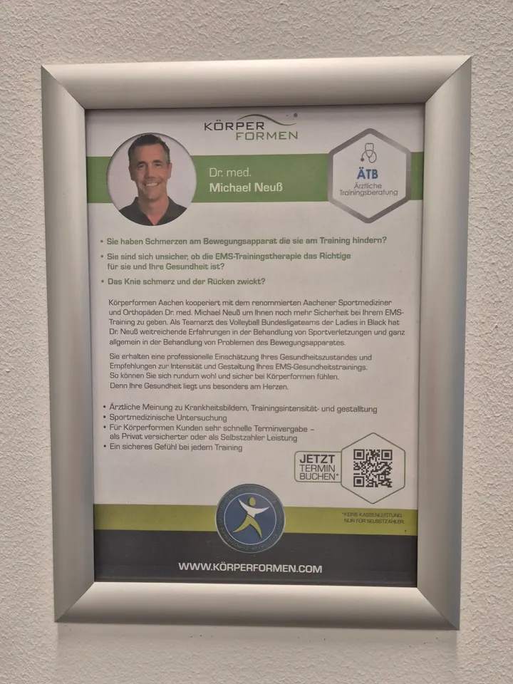 Körperformen Aachen - EMS Gesundheitsstudio — ems-training-studio in Burtscheid, Aachen — 2