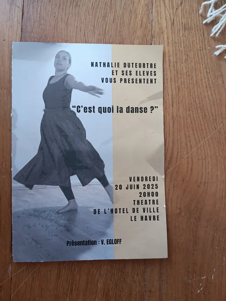 Duteurtre Nathalie — Danse à Les Gobelins, Le Havre