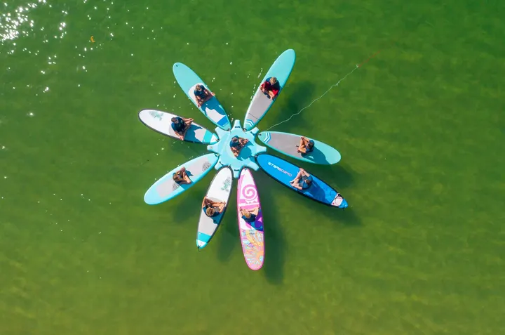 Sup com Alma Stand up Paddle — yoga-studio em Cascais — 5