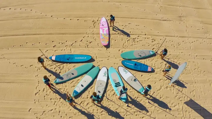 Sup com Alma Stand up Paddle — Yoga em Monte Estoril, Cascais