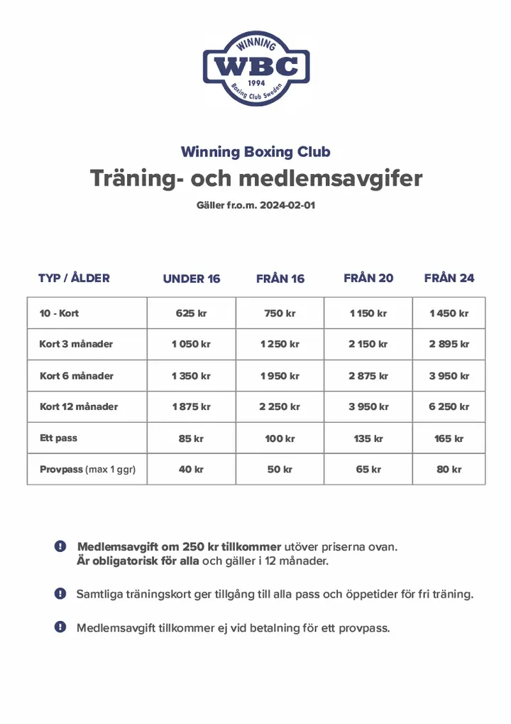 Winning Boxing Club — boxning-studio i Johanneslust, Malmö — 3