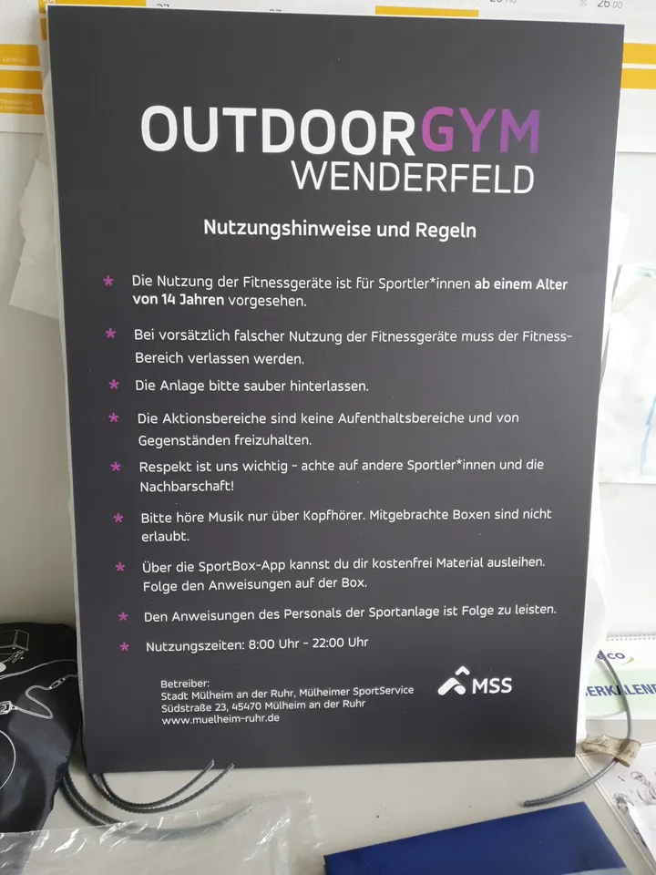 Outdoorgym Wenderfeld — functional training-studio in Mülheim an der Ruhr — 5