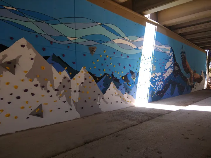 Rocòdrom escalada — Escalada en Can Roca, Castelldefels