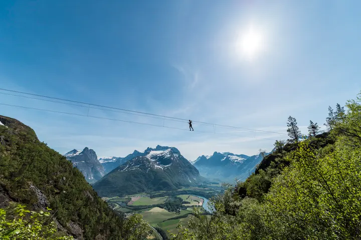 Via Ferrata Åndalsnes — klatring-studio i Høljenes, Åndalsnes — 2