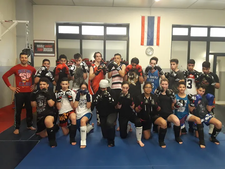 Double impact Team Doussa — muay thaï-studio à Gratte-Ciel, Villeurbanne — 3