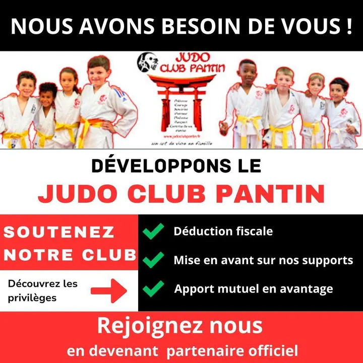 JUDO CLUB PANTIN — JJB à Pantin