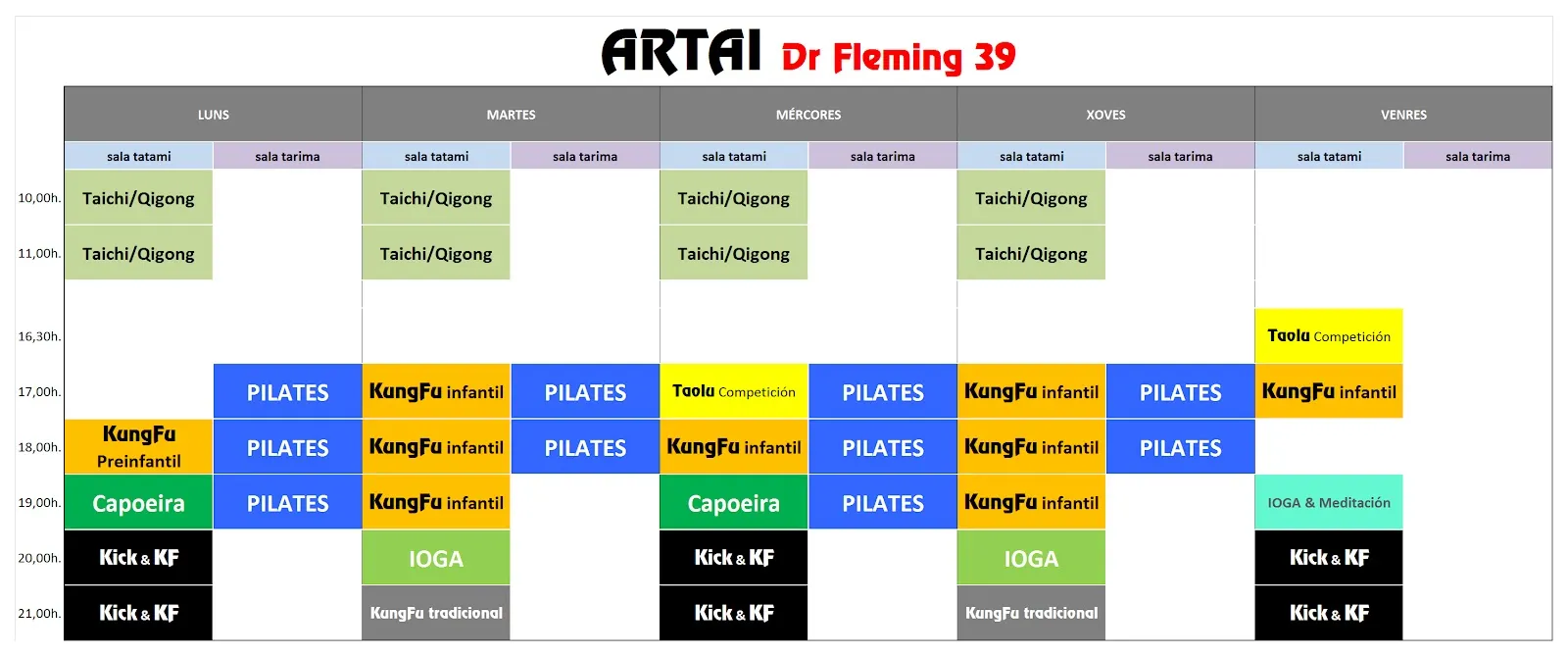 Artai "Dr Fleming" — estudio de fitness-studio en O Castelo, Ourense — 2