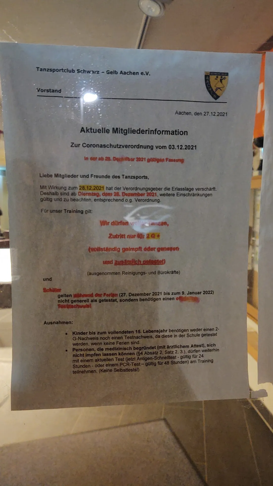 Tanzsportclub Schwarz-Gelb Aachen e.V. — tanz-studio in Aachen — 3